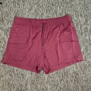 NWOT Plus Size Old Navy Maroon Athletic Shorts size 4X
